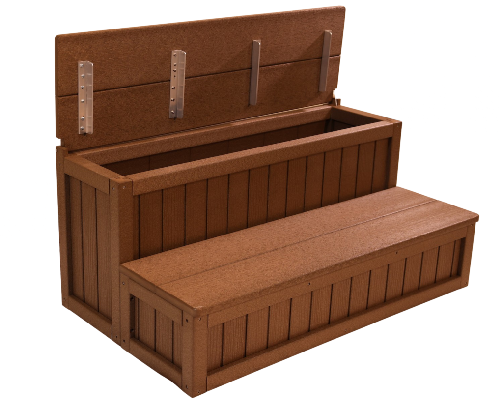 Safe & Stylish Hot Tub Steps A&B Outdoor Products