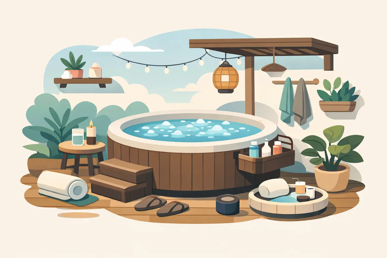 Best Hot Tub Accessories for Small Spaces