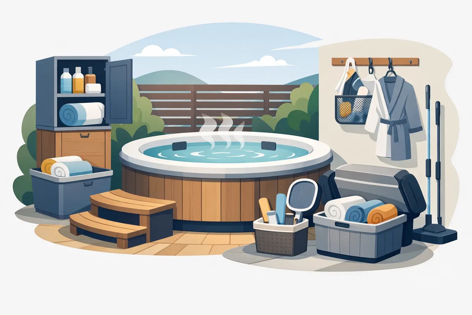 Hot Tub Storage Accessories That Work