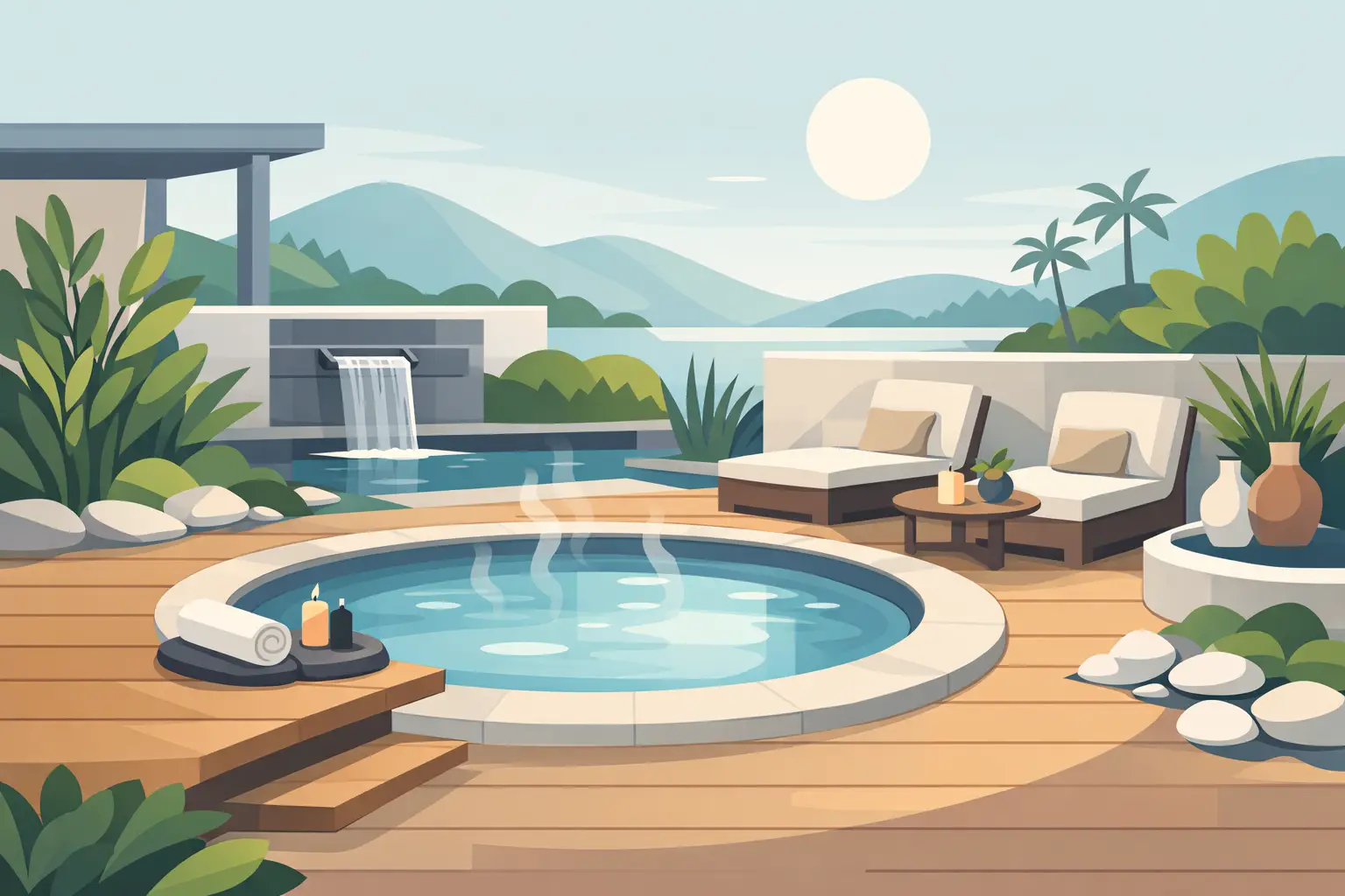 How to Design a Spa Surround That Works Beautifully