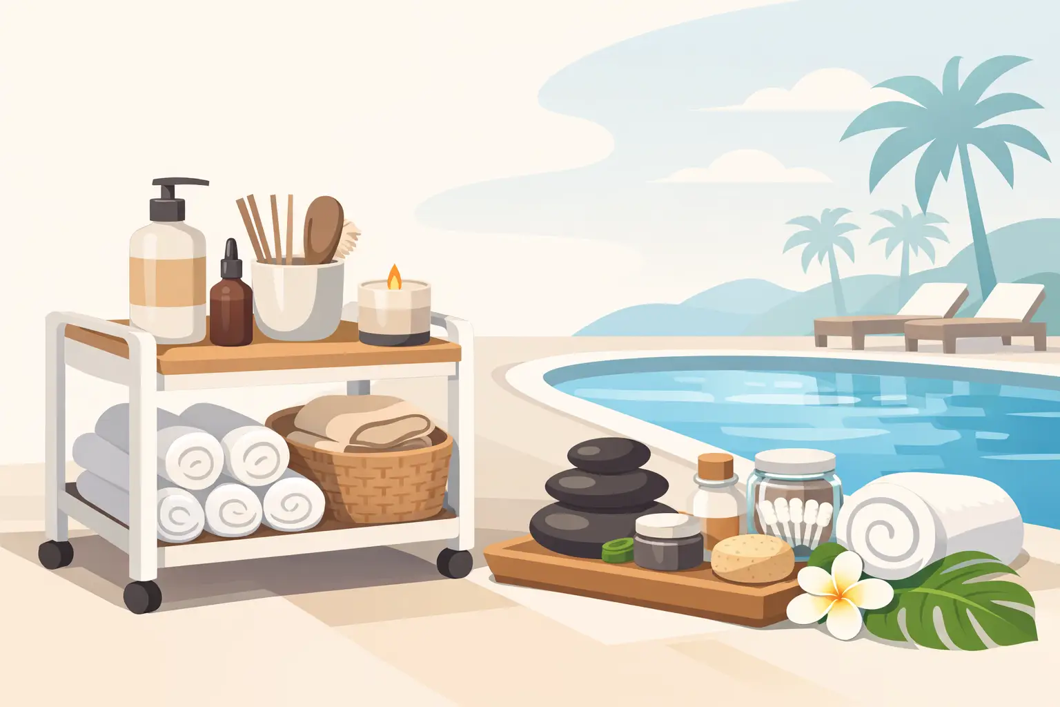 How to Organize Spa Side Essentials With Style
