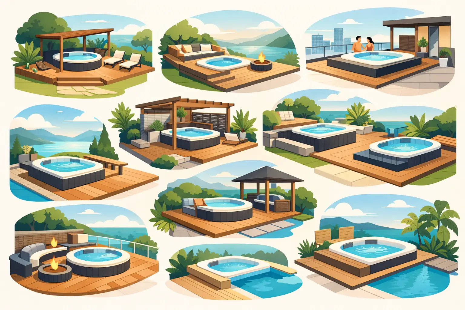 10 Hot Tub Deck Integration Ideas That Work