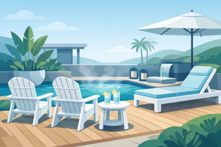Furniture Grade HDPE Benefits for Spa Areas