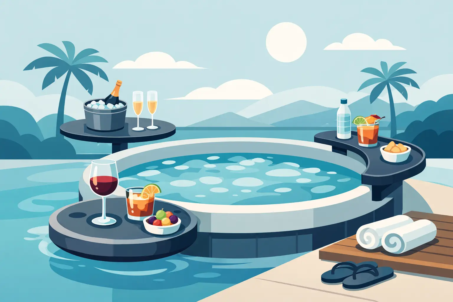 7 Best Hot Tub Drink Tables for Better Soaks