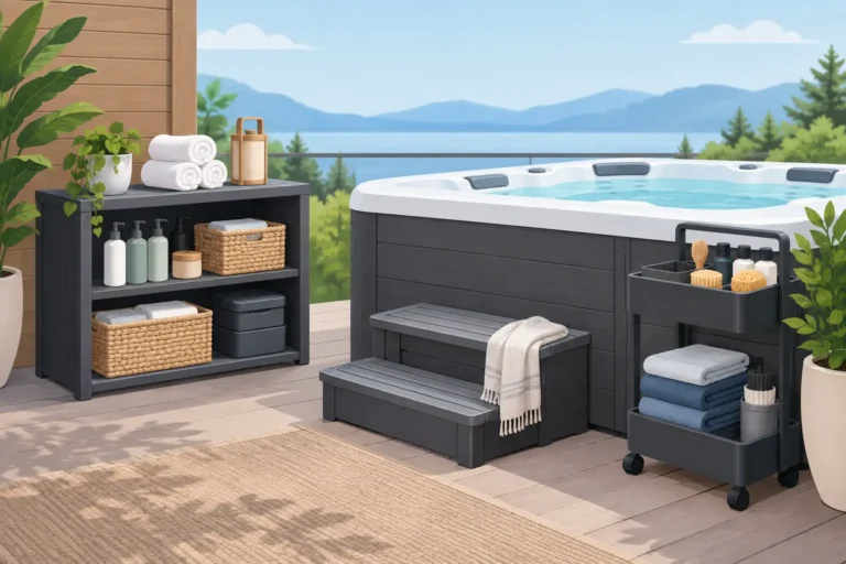 7 Best Outdoor Spa Organizers for a Polished Setup