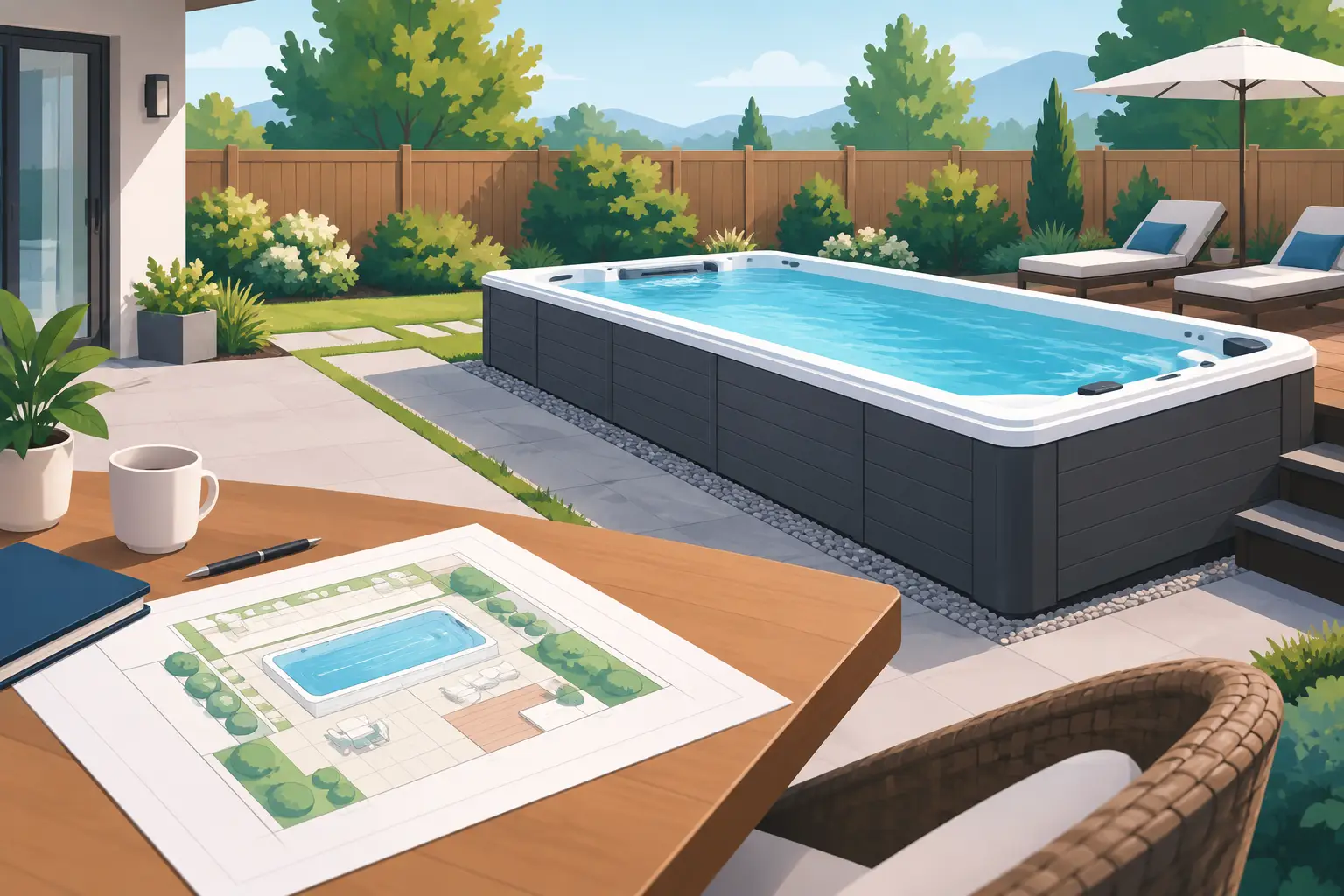 Guide to Swim Spa Backyard Planning for Real Life
