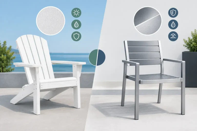 HDPE Versus Aluminum Furniture: What Lasts?