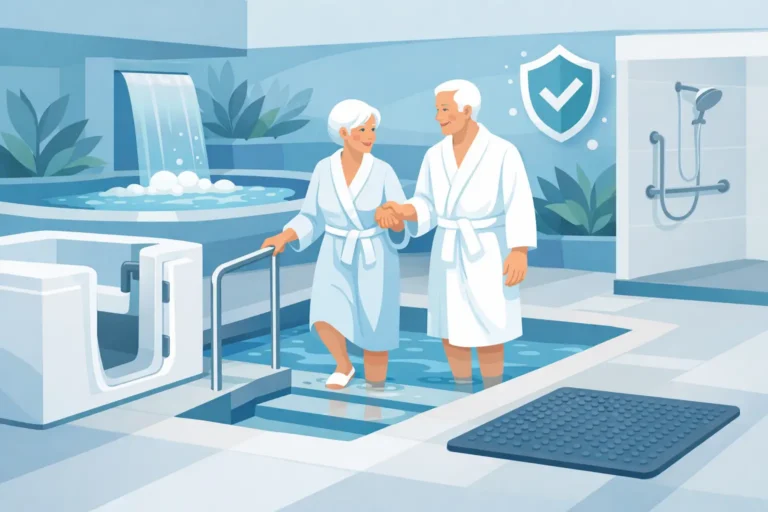 Spa Entry Solutions for Seniors That Feel Secure
