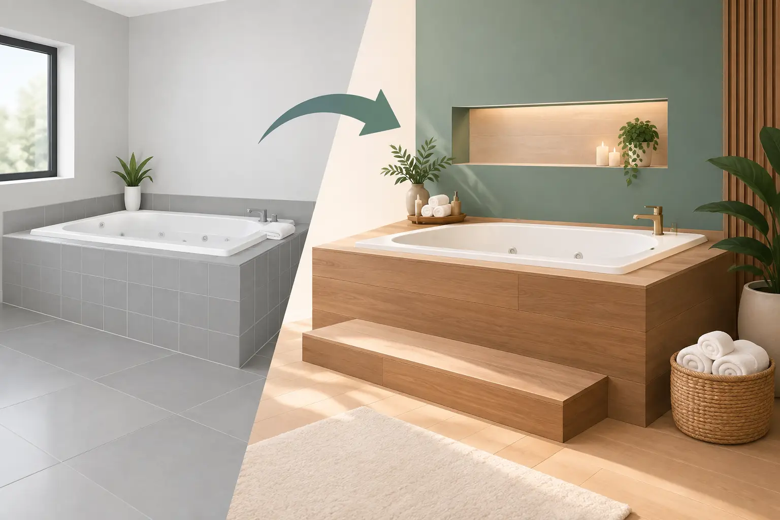 Custom Surround Transformation for Your Spa