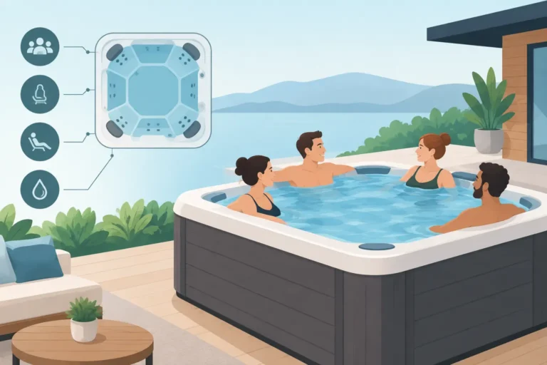 How to Plan Hot Tub Seating That Truly Works